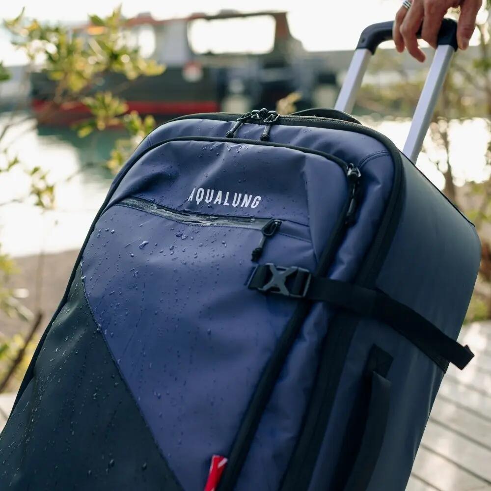 Sac plongée à roulettes Trolley 90L - Aqualung Explorer bleu 8/9