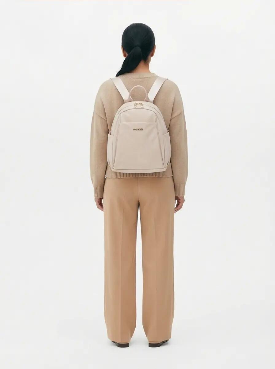 Mały plecak miejski WINGS ROSELLA BEIGE 3/9