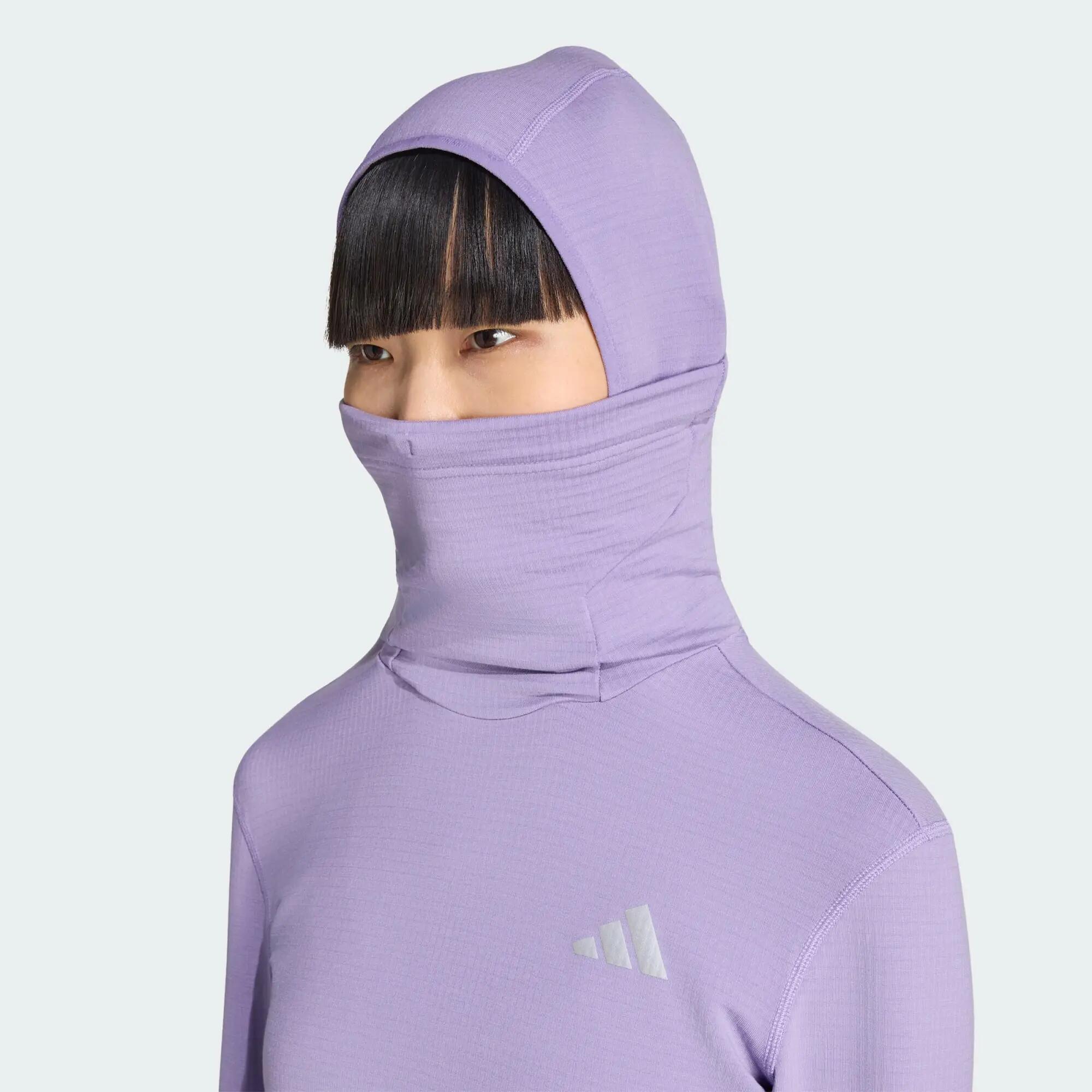 adi365 Running Essentials Winterised Hooded Sportjack met Lange Mouwen 4/5