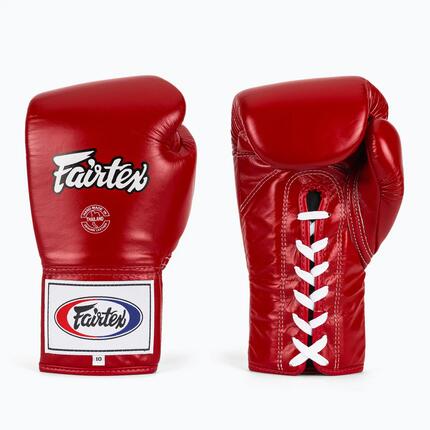 Gants de boxe Fairtex Pro Competition avec pouce verrouillé en cuir