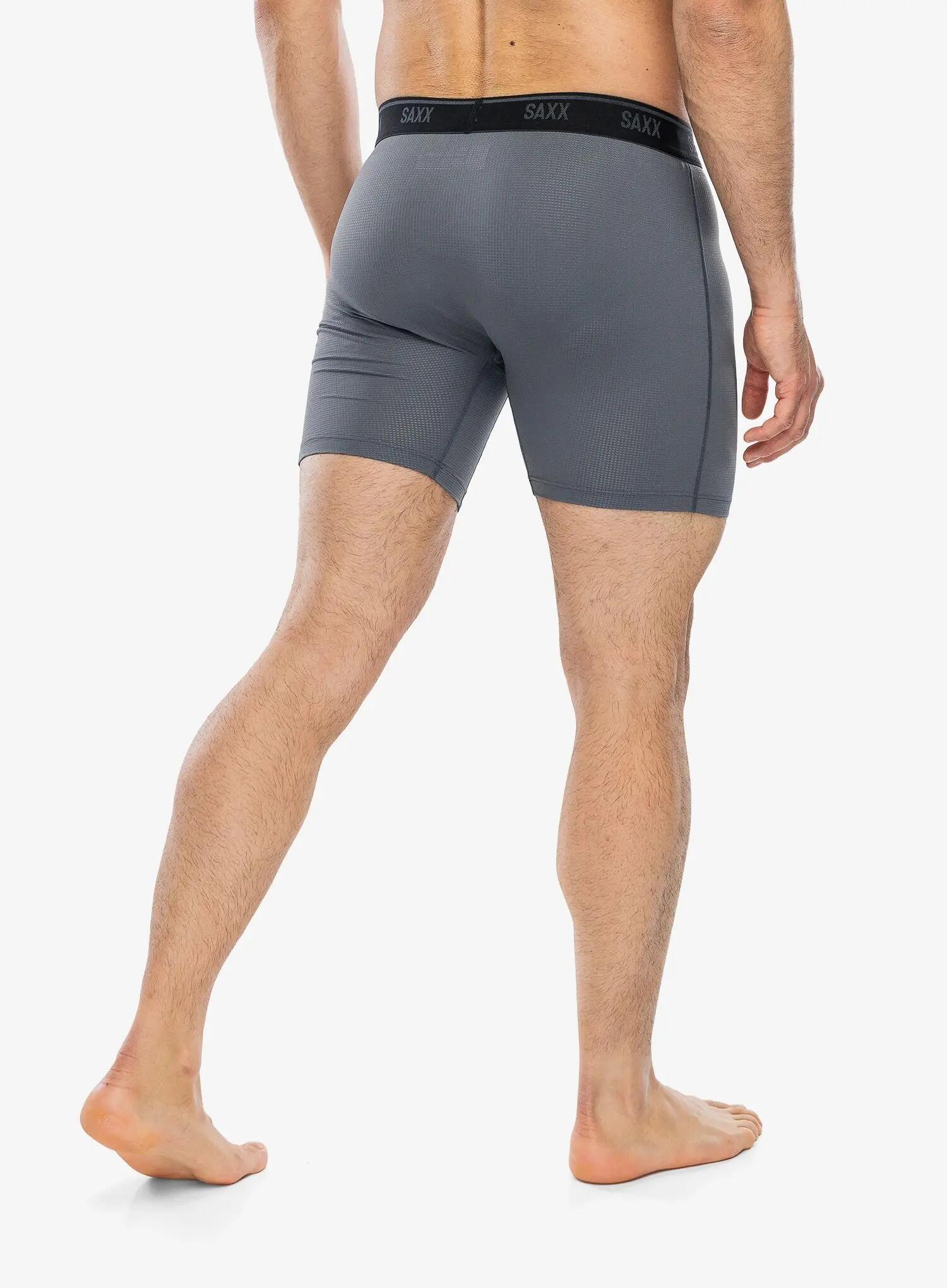 Bokserki termoaktywne Saxx Quest Quick-Dry Mesh Boxer Brief Fly 4/5