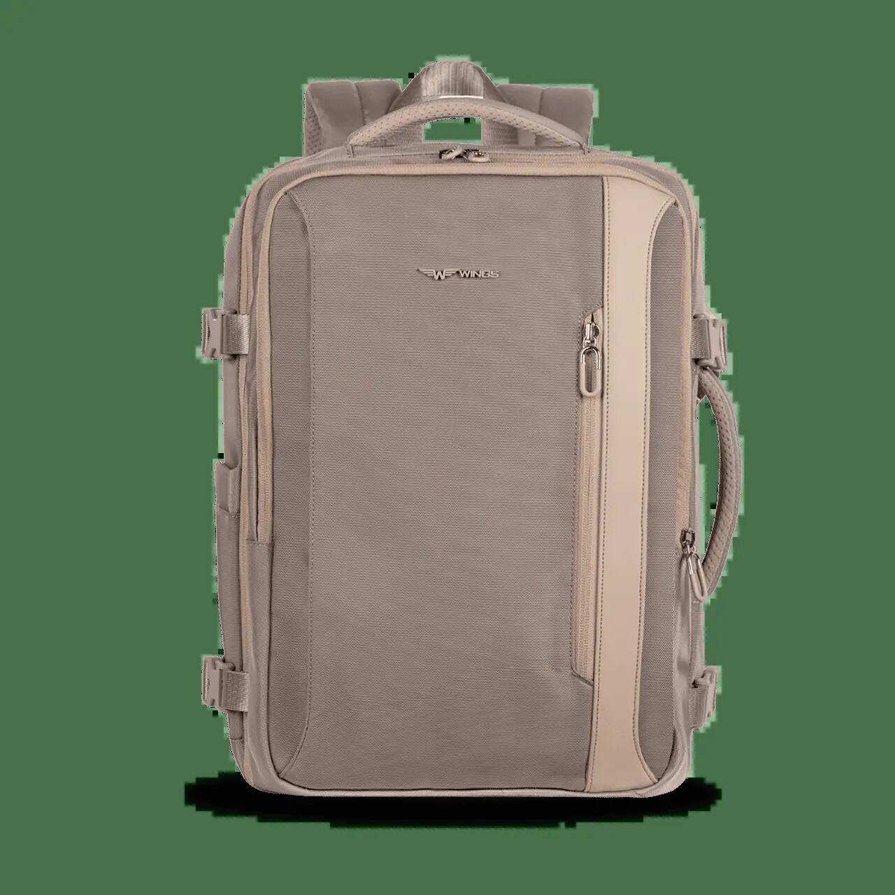 WINGS Plecak wielofunkcyjny SKYLARK poszerzany BEIGE 5/10