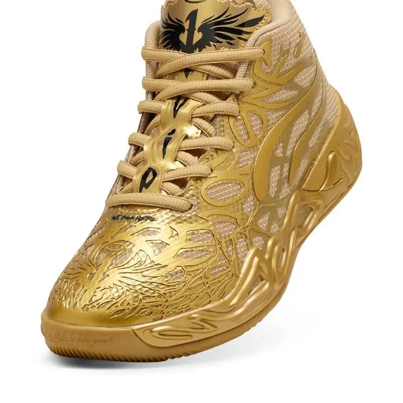 Chaussures de Basketball Puma MB.04 Lamelo Ball "Gold Child" Enfant 3/4