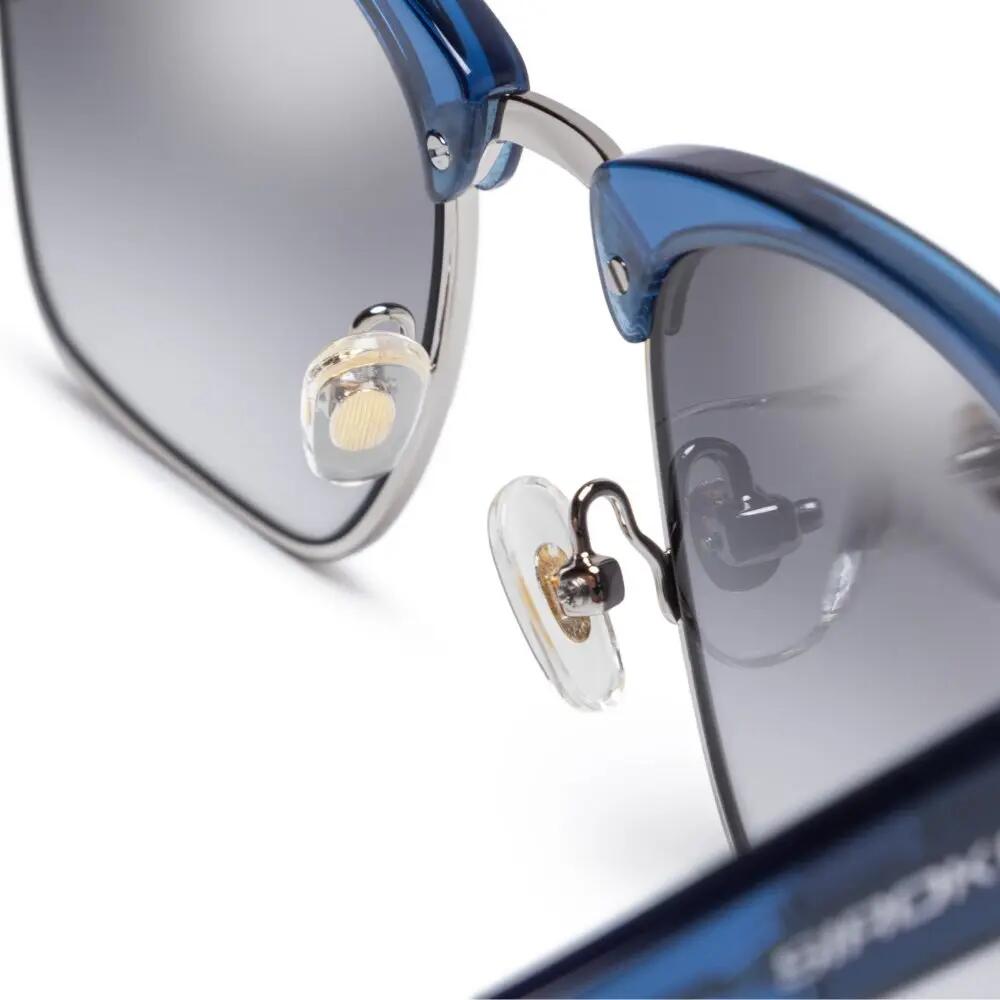 Lunettes de soleil carrées Homme et Femme New York Blue Bleu 5/6