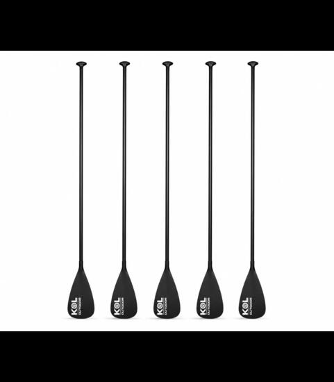 SUP Paddel Carbon 200 cm 1-teilig Fest | 5er Set Stand Up Paddle KOL