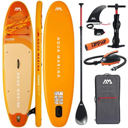 Deska SUP Aqua Marina Fusion 330 cm 2026 + POMPKA Aqua Marina 12V + BOJKA