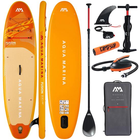 Deska SUP Aqua Marina Fusion 330 cm 2026 + POMPKA Aqua Marina 12V + BOJKA