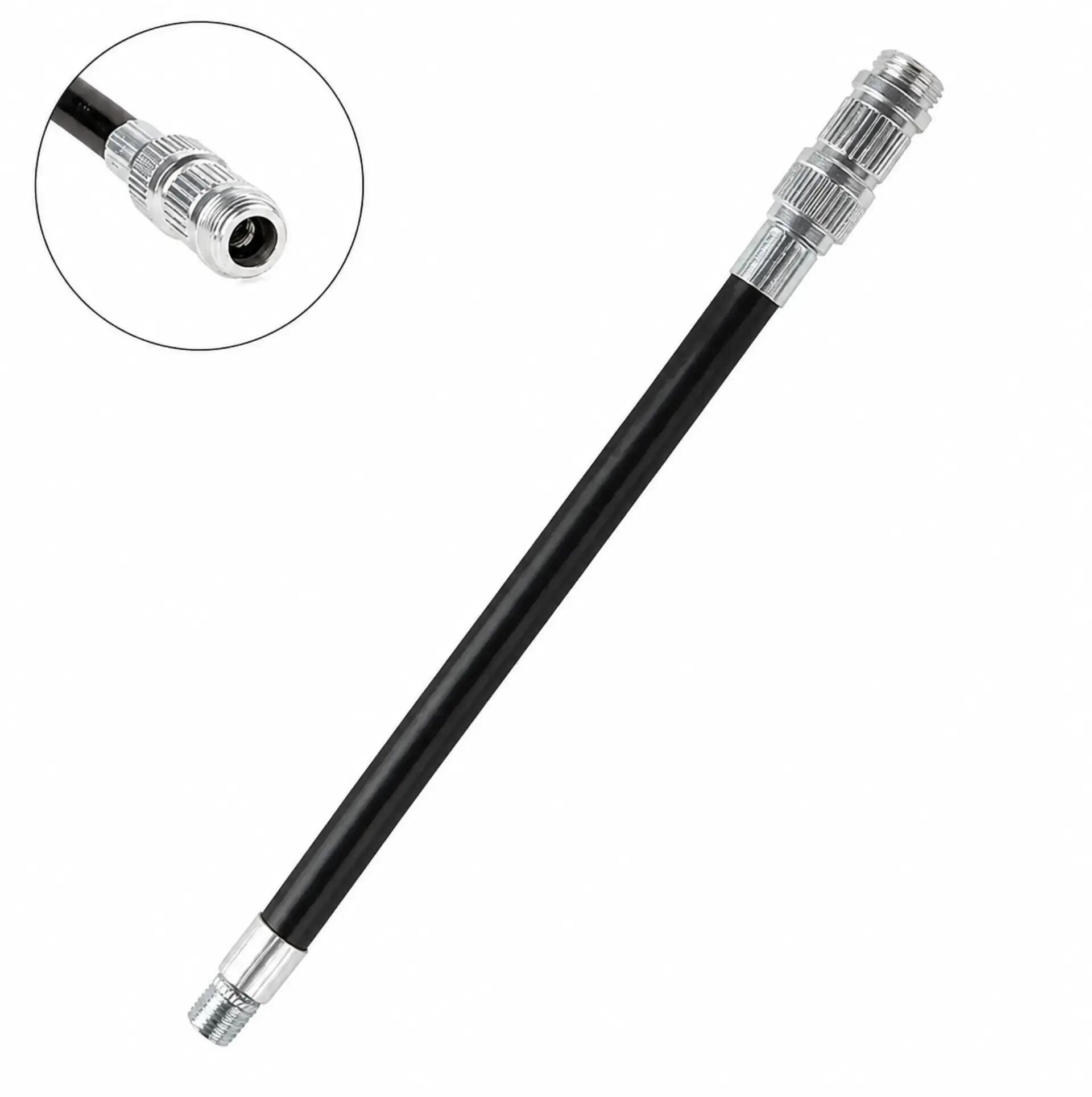 Mini fietspomp met manometer 160 PSI - Aluminium - Presta en Schrader 3/5