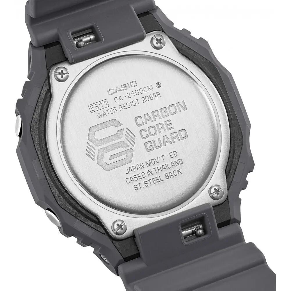 Casio Analoog En Digitaal  Horloge Grijs/Zwart GA-2100CM-8AER 4/6