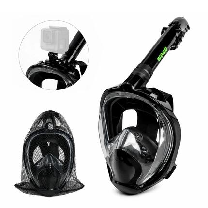 Maska Do Nurkowania Panoramiczna Pełnotwarzowa 180° No Fog Weep Lg Pro L/XL