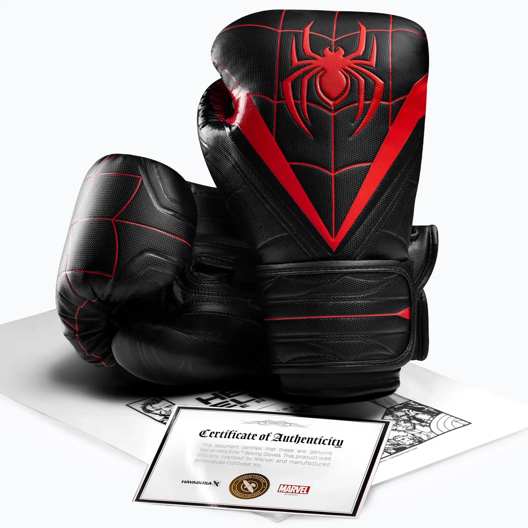 Guantoni Boxe Marvel Miles Morales Nero/Rosso 12oz 2/7