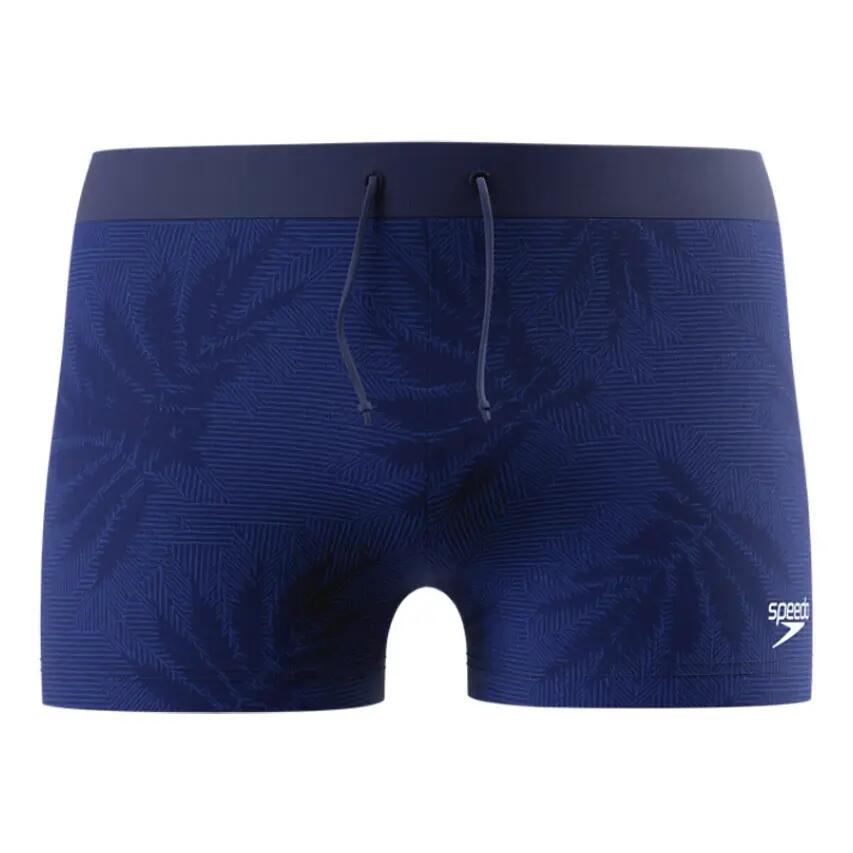 Short De Bain Avec Cordon À La Taille Motif/style Feuilles VALMILTON Homme (Bleu 7/7