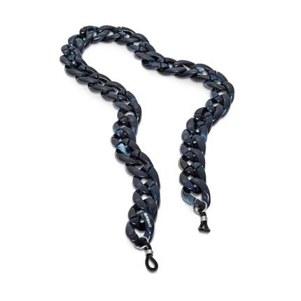 Herren und Damen acryl-brillenkette Cordelle Acrylic Blue Blau