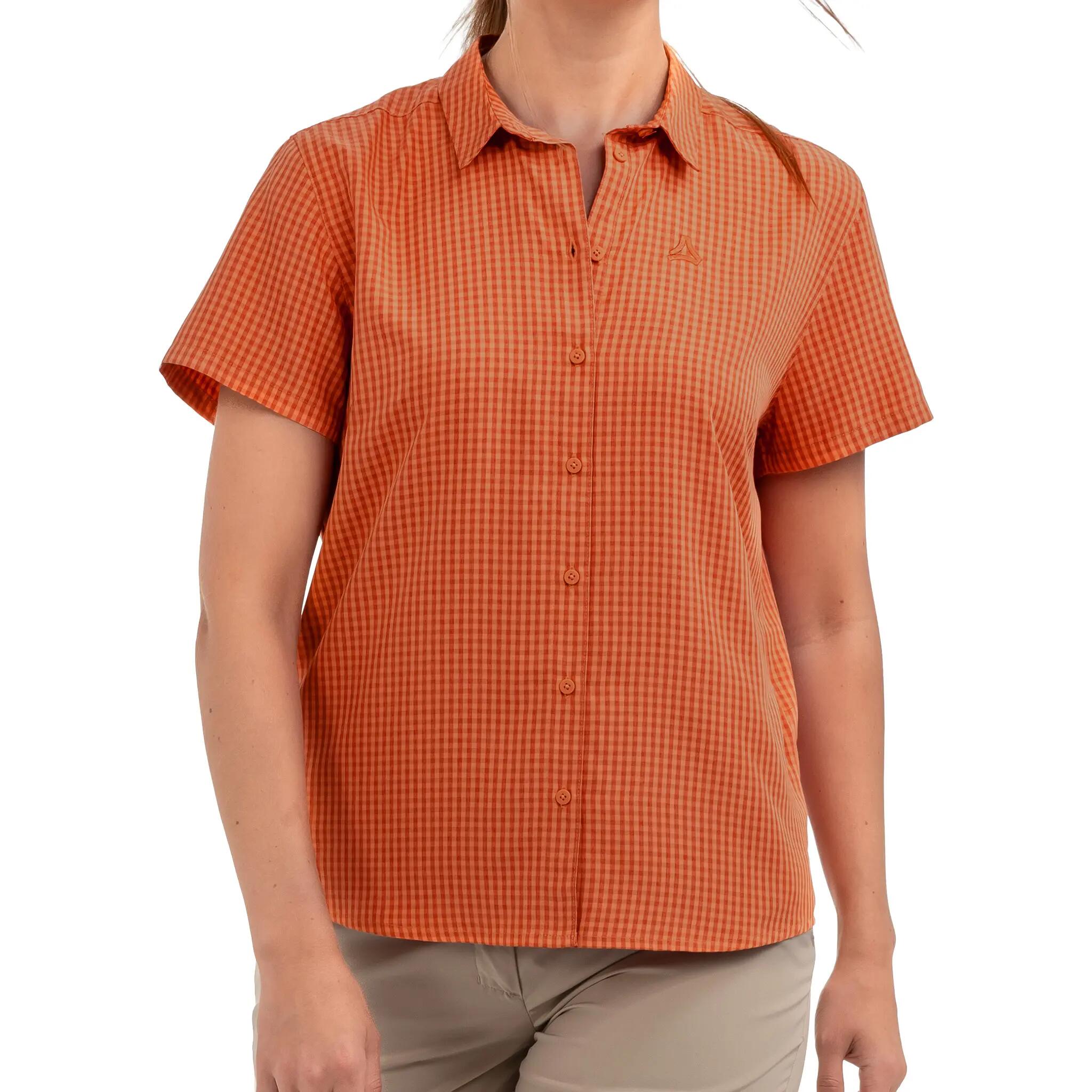 Wanderbluse schnelltrocknend leicht Damen - Hiking CIRC Blouse Style Dalfoss 2/6