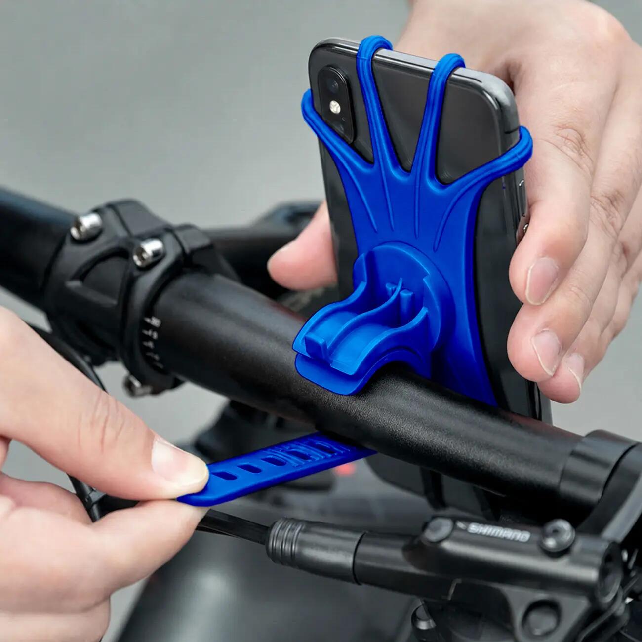 Supporto per telefono da bicicletta con morsetto per manubrio 3/4