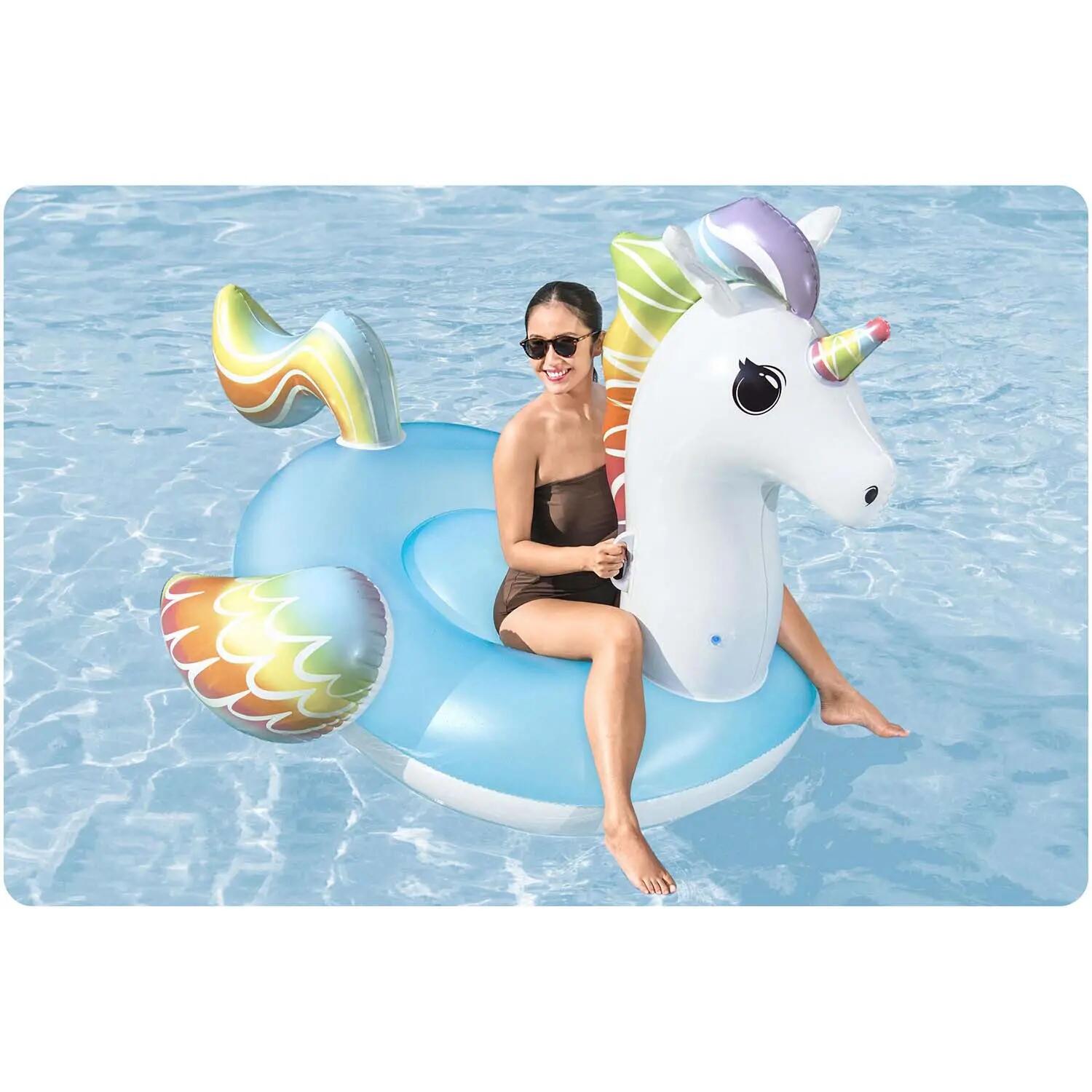 Koło dmuchane Bestway 41113 do pływania wodne plażowe Jednorożec XXL 5/11