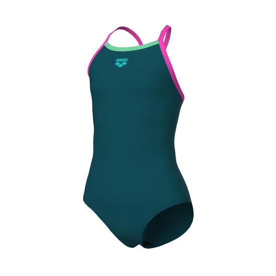 Maillot de bain 1 pièce fille Arena Solid Light Drop