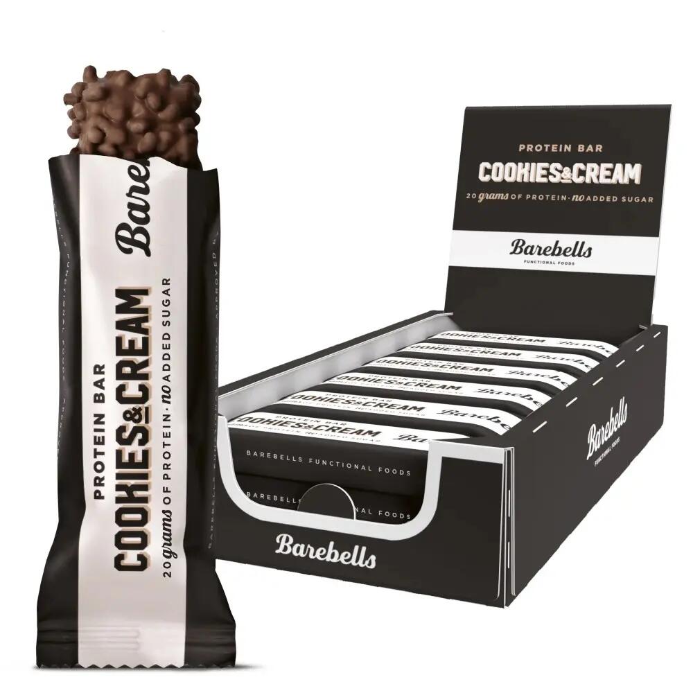 Barebells Protein Bar 55g x12 Cookies & Cream