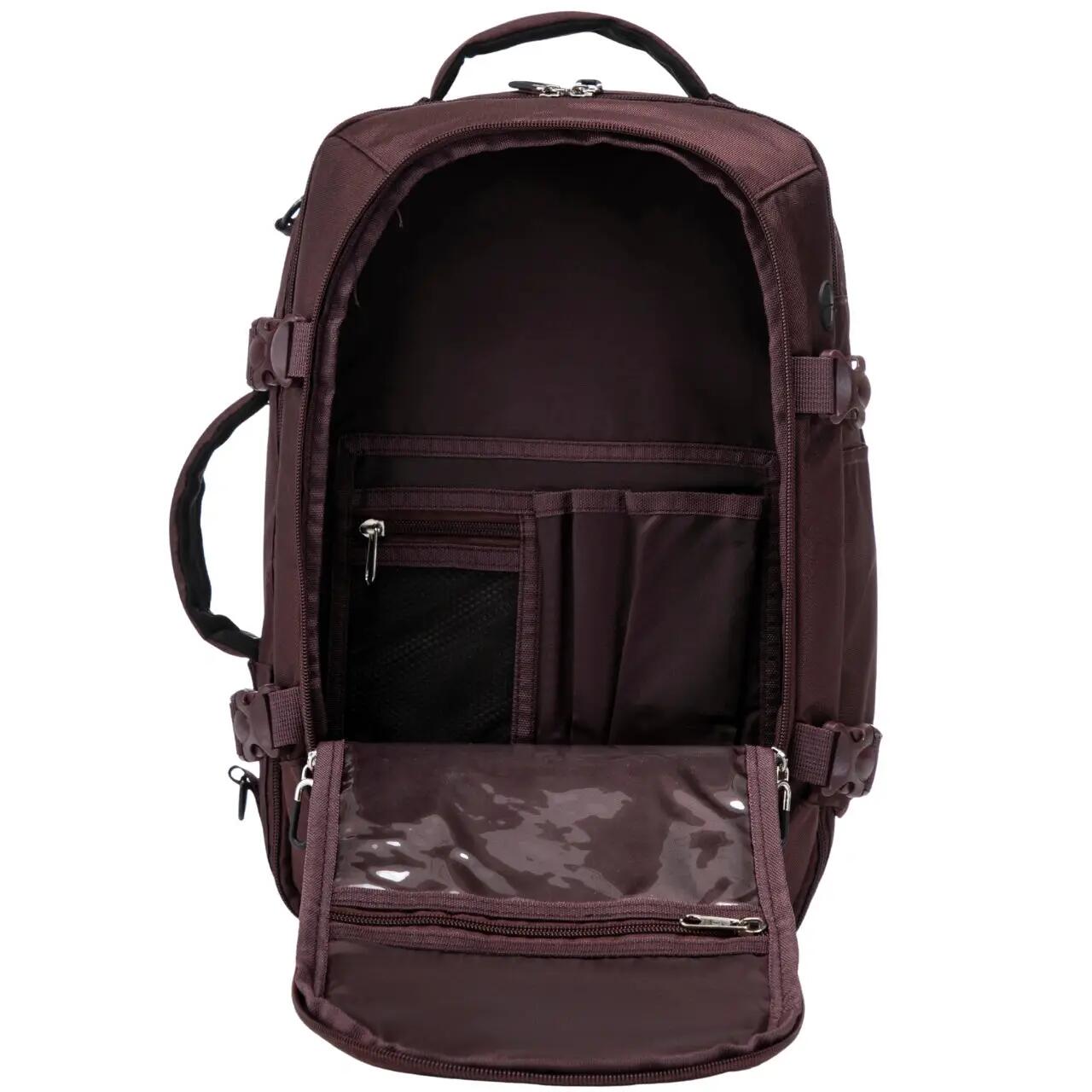 Wings Kabinowy Plecak Torba 2W1 Tanager Maroon 3/5