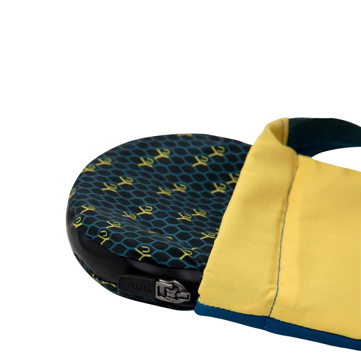 YUYU ICE Sleeve Giallo e Blu – Cover per Impacco Freddo YUYU ICE Recovery Bottle 3/4