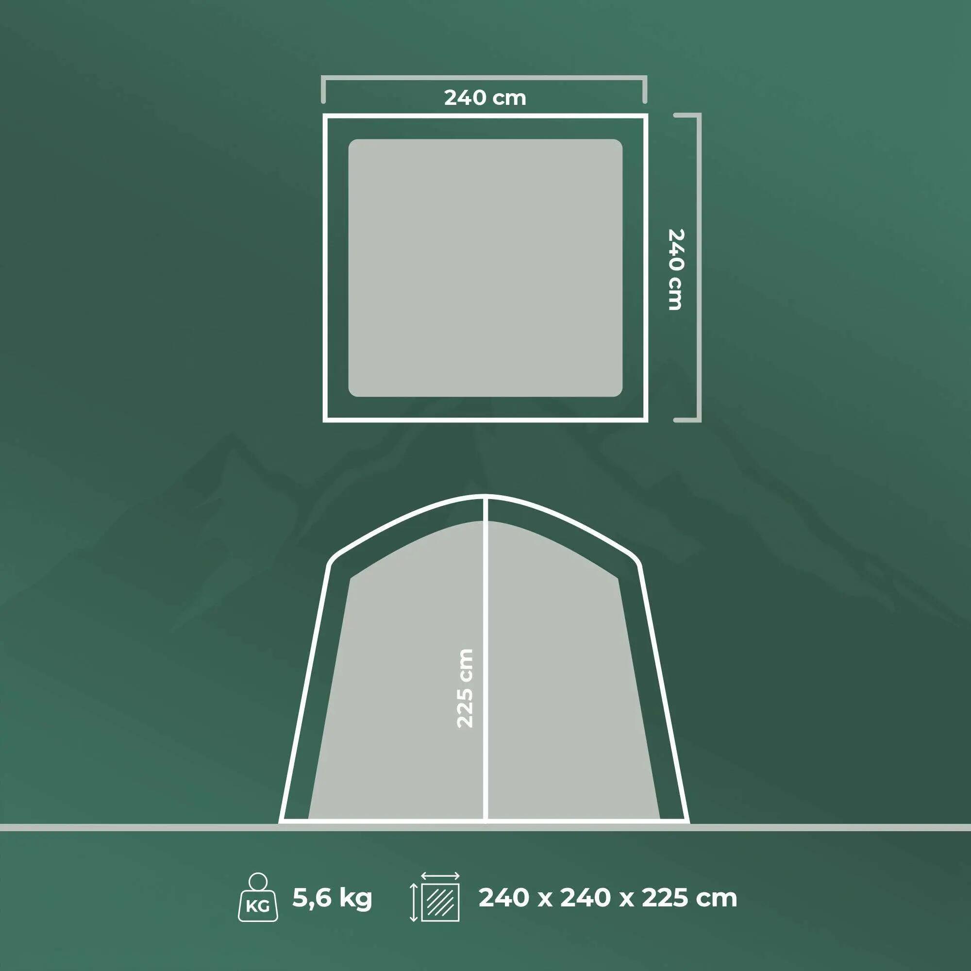 Vorraum zum Zelt KADVA Kavio Hall 2/8