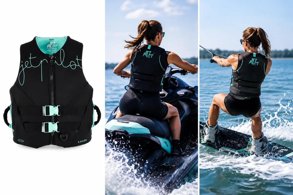 Kamizelka Jetpilot Damska Cause F E Eco Vest Black 2026 4/7