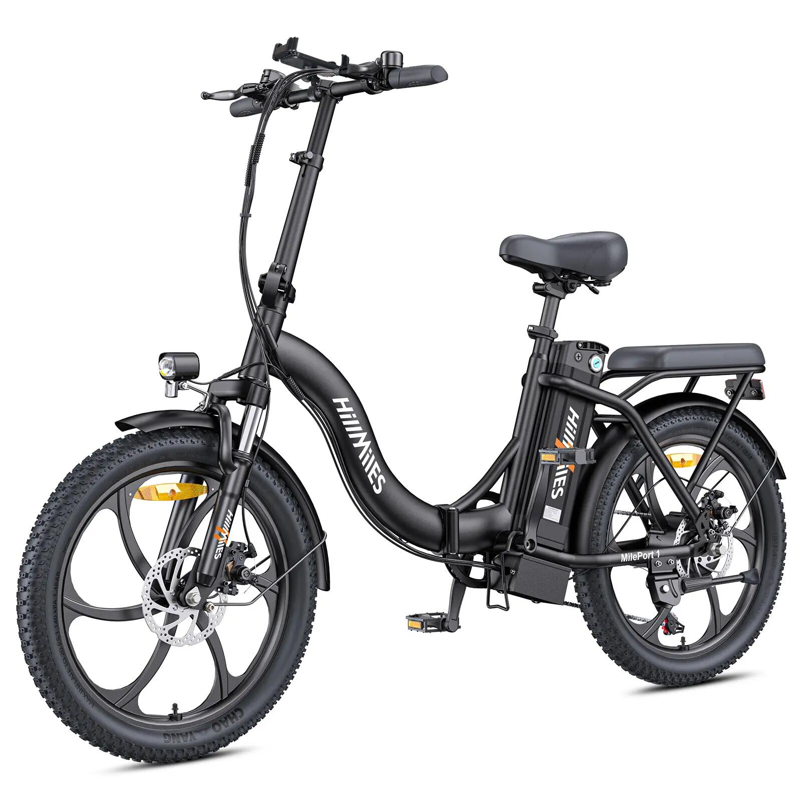 Vélo de ville électrique pliable HillMiles MilePort 1 250W 468Wh 20-pouces 2/10