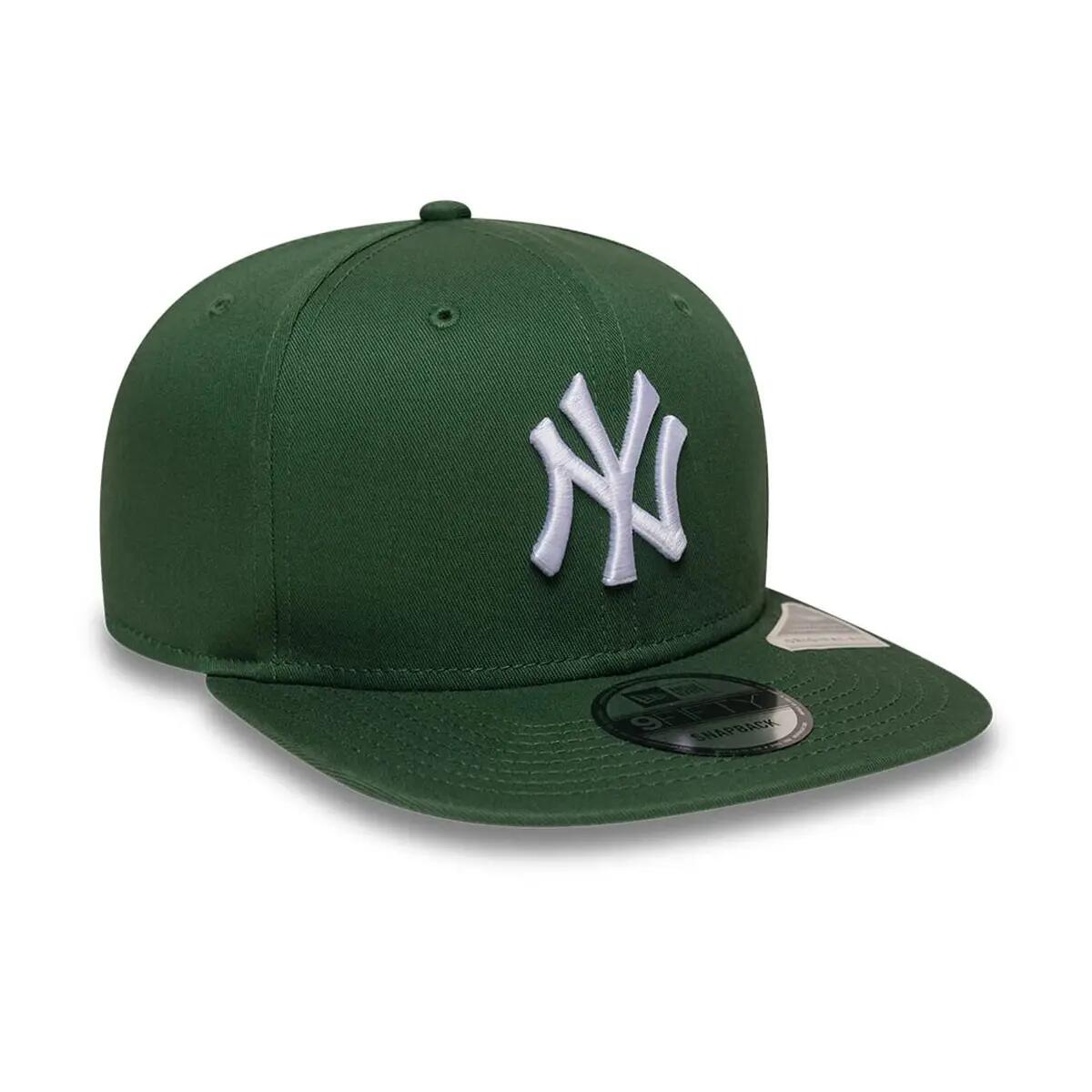 New Era 9FIFTY Cap MLB League Essential New York Yankees dunkelgrün 3/5