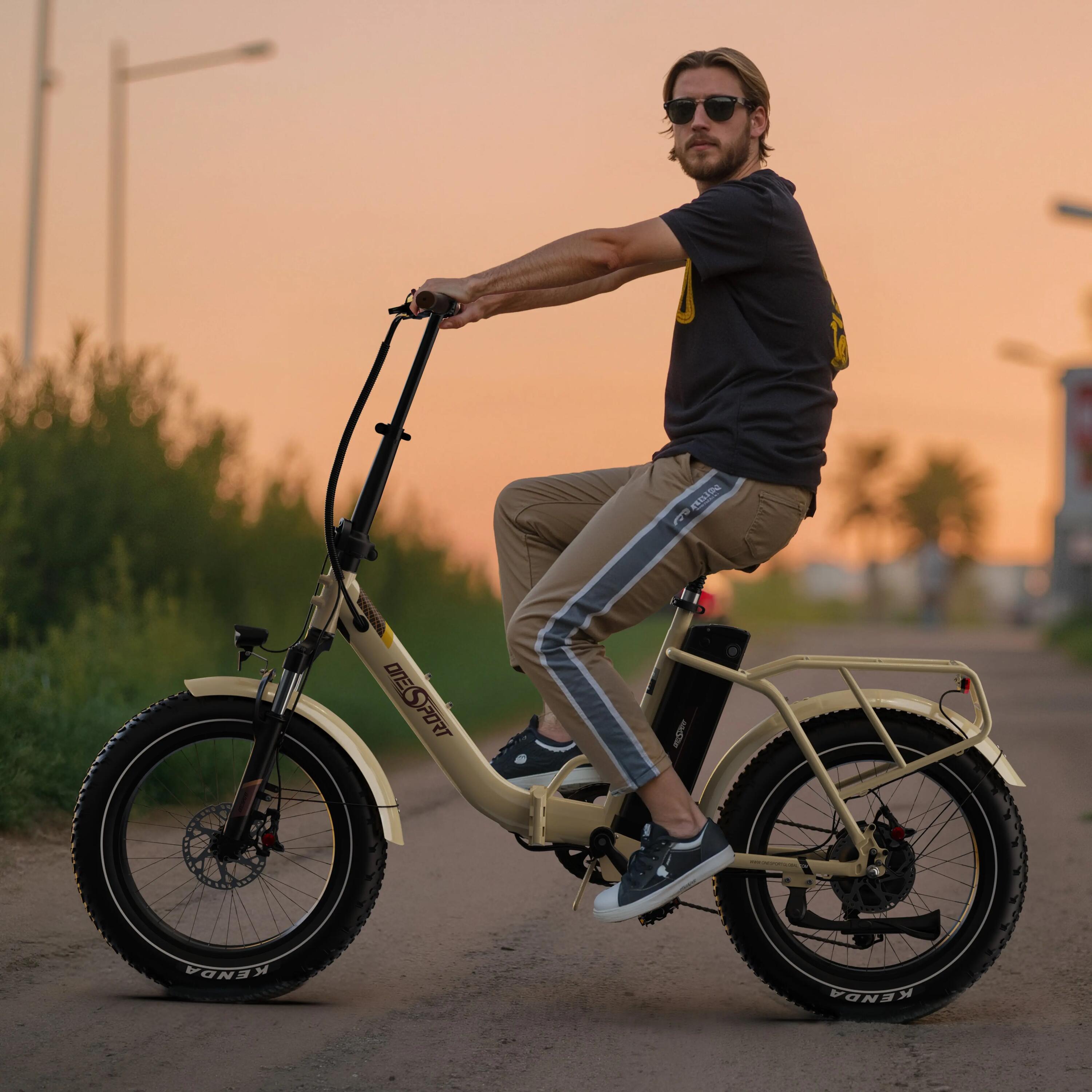 OT16 MAX bici elettrica pieghevole adulti, batteria 48V18Ah, pneumatici 20×4.0". 11/11