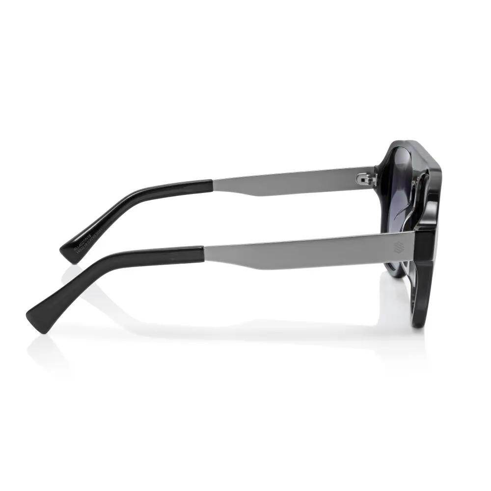 Lunettes de soleil aviateur Homme et Femme Flier Total Black Noir 4/6