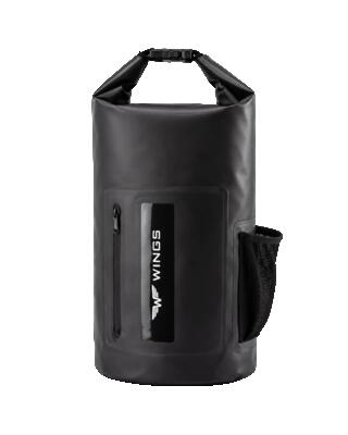 Dry bag 22l met rugzakfunctie zwart
