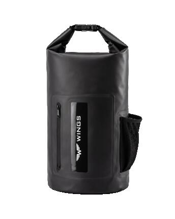 Sac étanche 22 L avec fonction sac à dos BLACK