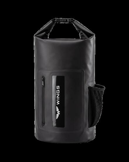 Sac étanche 22 L avec fonction sac à dos BLACK