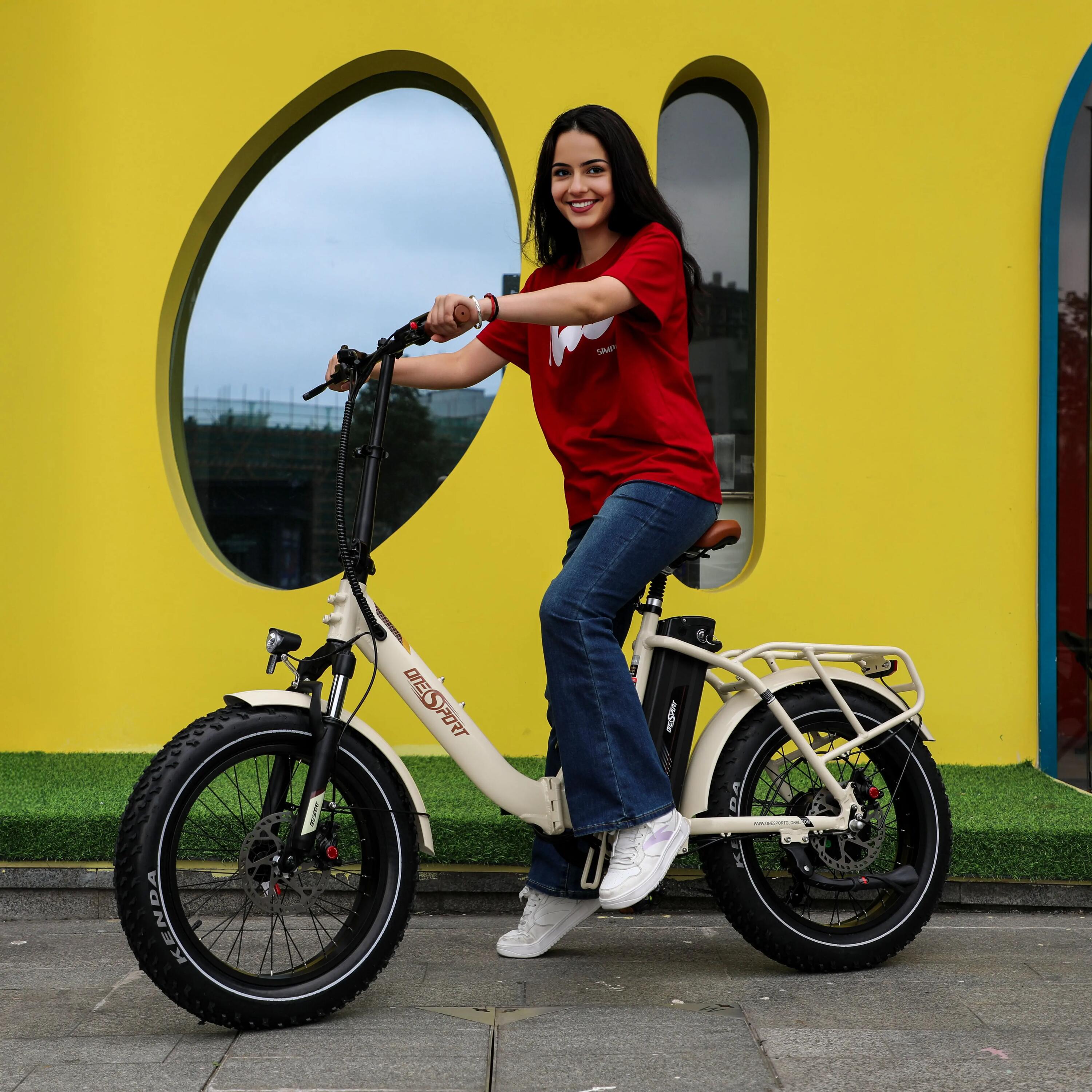 OT16 MAX bici elettrica pieghevole adulti, batteria 48V18Ah, pneumatici 20×4.0". 10/11