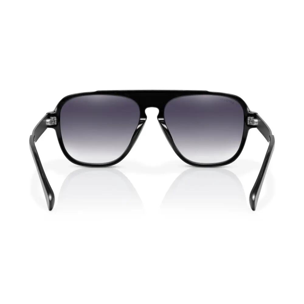 Lunettes de soleil aviateur Homme et Femme Flier Total Black Noir 2/6