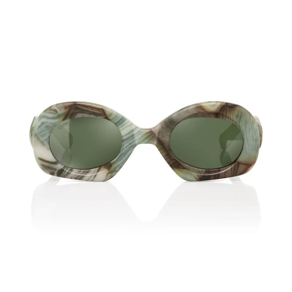Lunettes de soleil rétro Homme et Femme Fantasy Total Green Vert 3/6