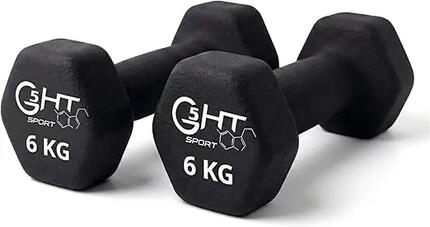 [Neopren-Hanteln & rutschfest] 0,5 bis 6 kg – Paarweise verkauft
