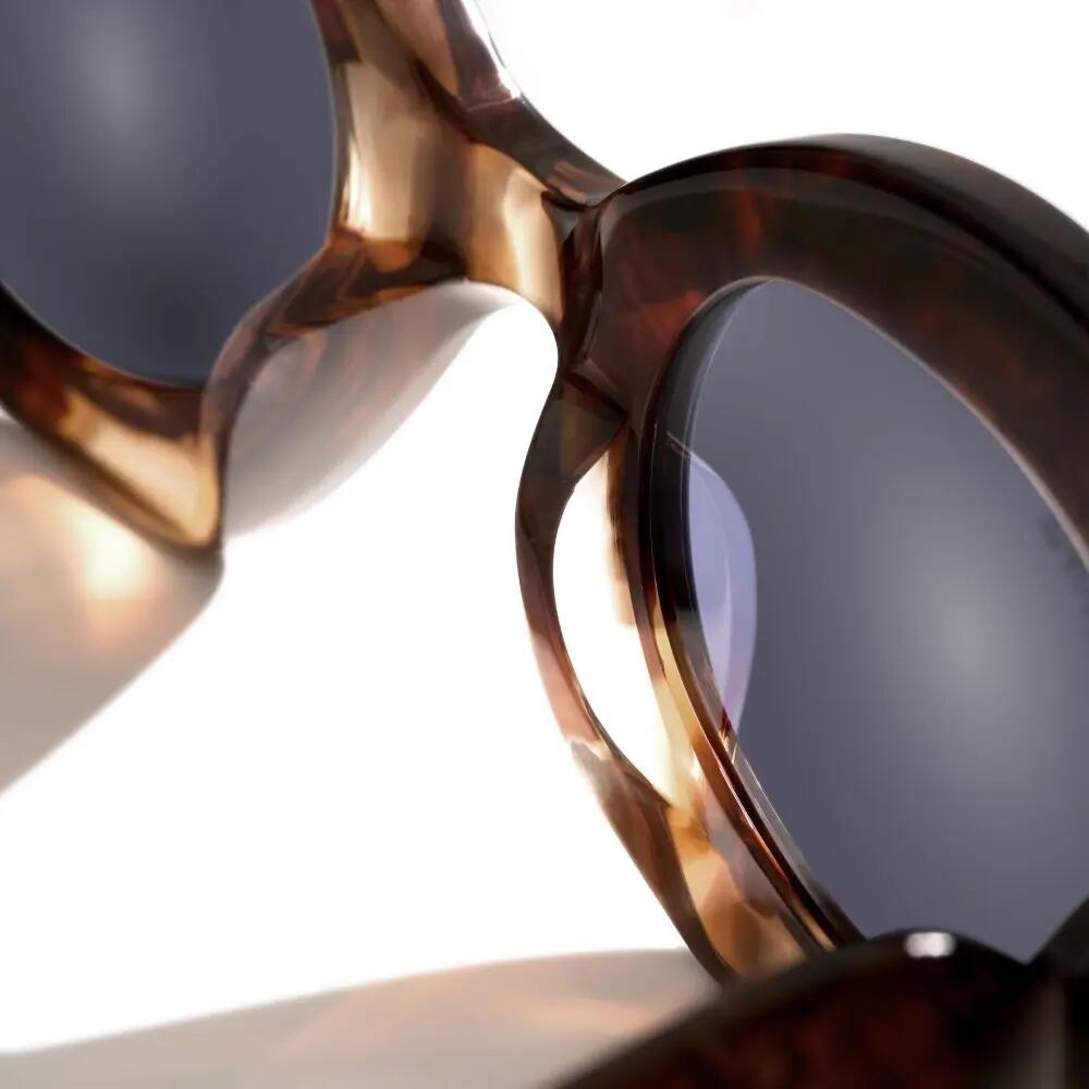 Occhiali da sole retrò Uomo e donna Fantasy Tortoise Marrone 6/6