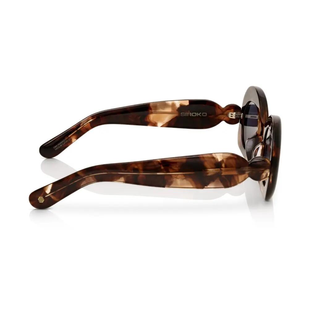 Occhiali da sole retrò Uomo e donna Fantasy Tortoise Marrone 4/6