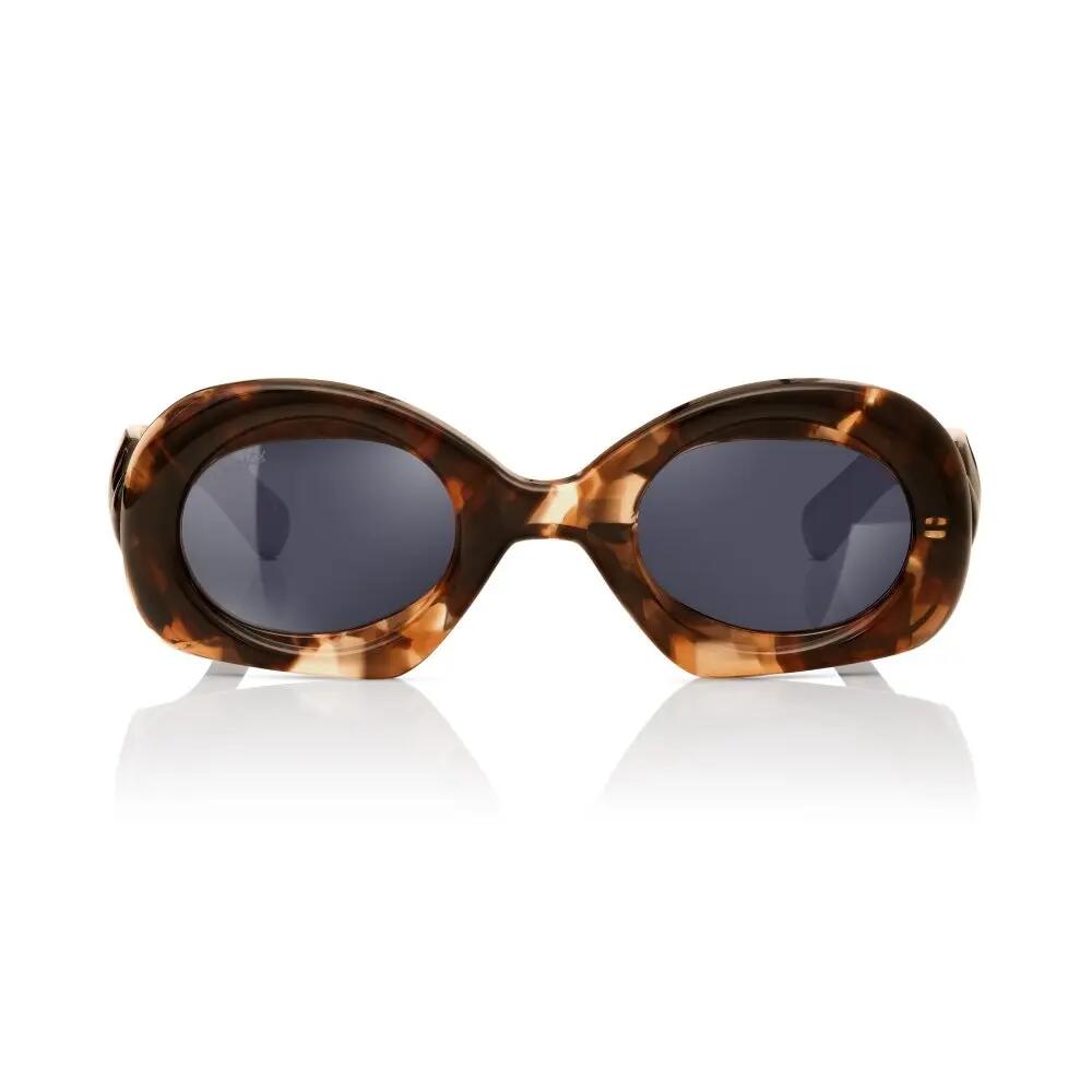 Occhiali da sole retrò Uomo e donna Fantasy Tortoise Marrone 3/6