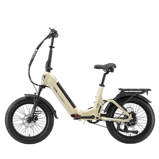 Vélo électrique urbain pour adultes F7, pneus 20" × 3,0".