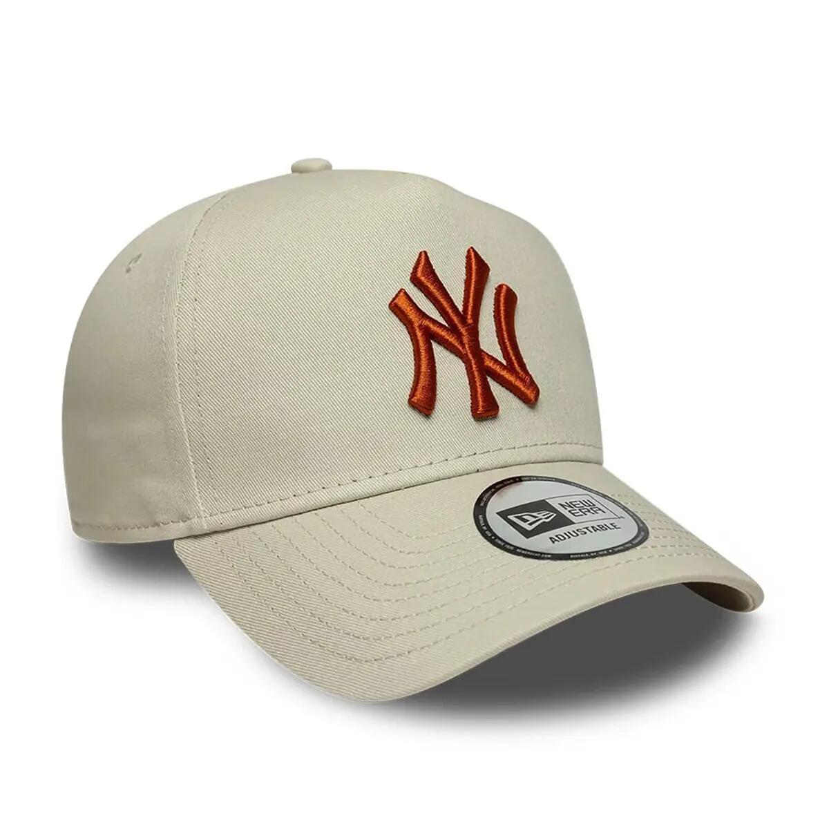 New Era 9FORTY Cap MLB League Essential New York Yankees hellbeige 3/5
