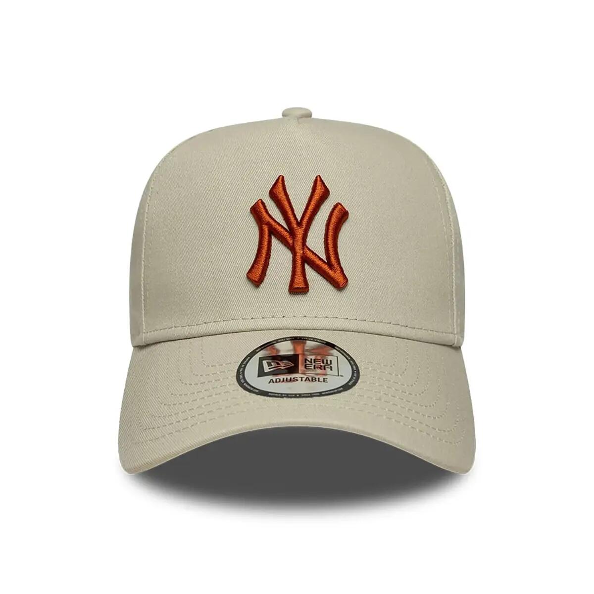 New Era 9FORTY Cap MLB League Essential New York Yankees hellbeige 2/5