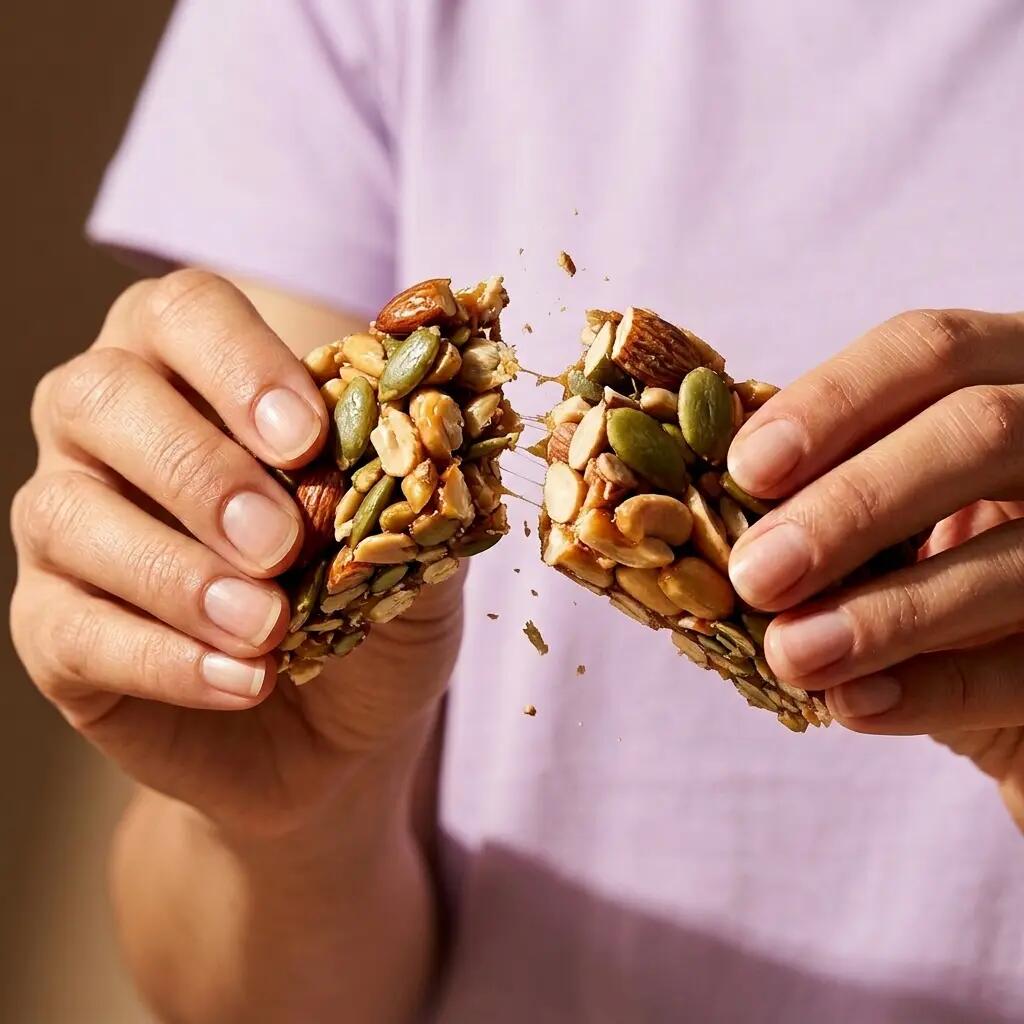Barrita vegana de frutos secos y semillas con probióticos, 3 unds 3/3