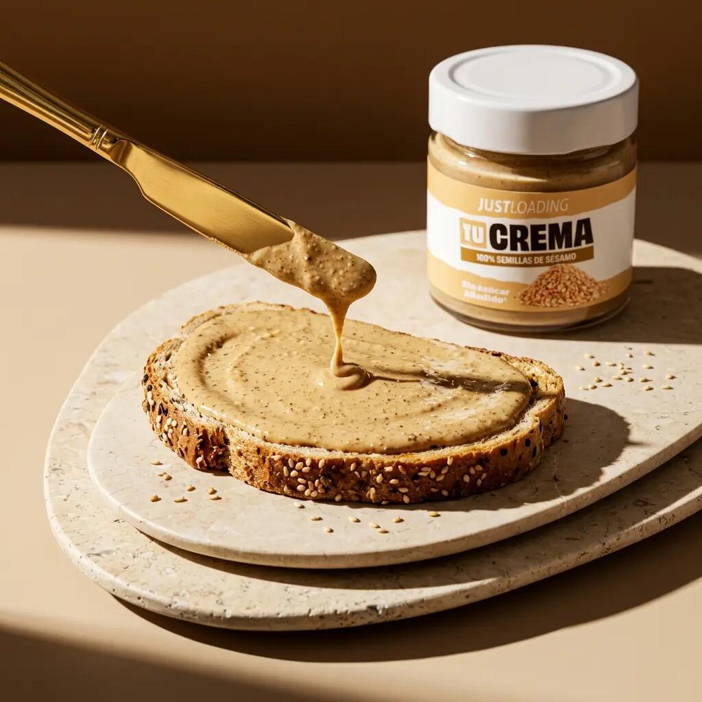 JUSTLOADING Crema de sésamo repelado 405g 2/3