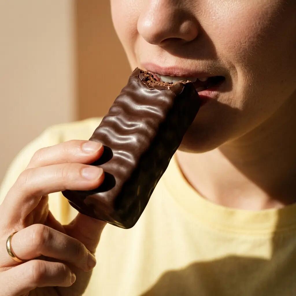 JUSTLOADING Barrita proteica chocolate extremo, 1 unds 3/3