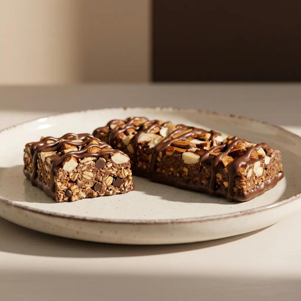 JUSTLOADING Barrita de frutos secos y chocolate con probióticos 41 g, 24 unds 2/3