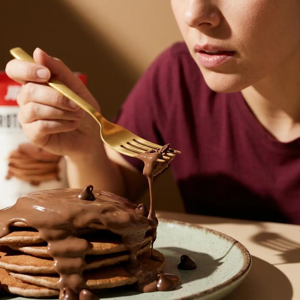 JUSTLOADING Protein Pancake sabor chocolate 3/3