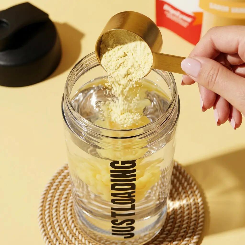 JUSTLOADING Proteína Whey en polvo sabor vainilla 400 g, 1 unds 2/3