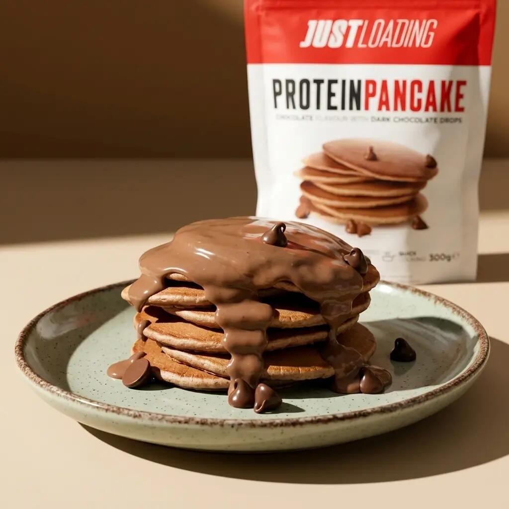 JUSTLOADING Protein Pancake sabor chocolate 2/3